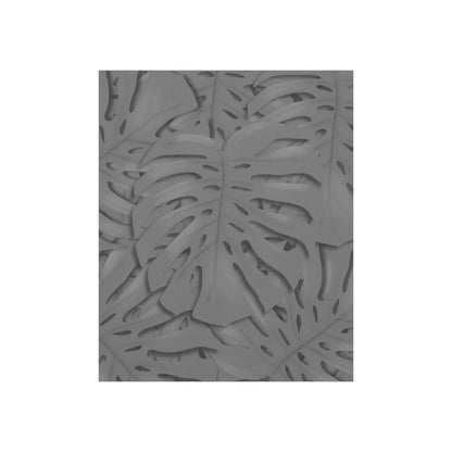 Grey Monstera Botanical Print – Unframed Wall Art
