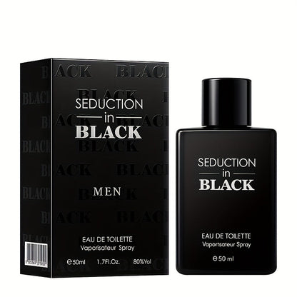 Men's Elegant Woody Eau De Toilette - Long-Lasting Propylene-Free Cologne for Dates, Gym & Travel - 50ml/1.7fl.oz