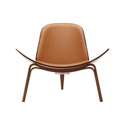 Nordic Smile Shell Chair Living Room Backrest Armchair Airplane Chair