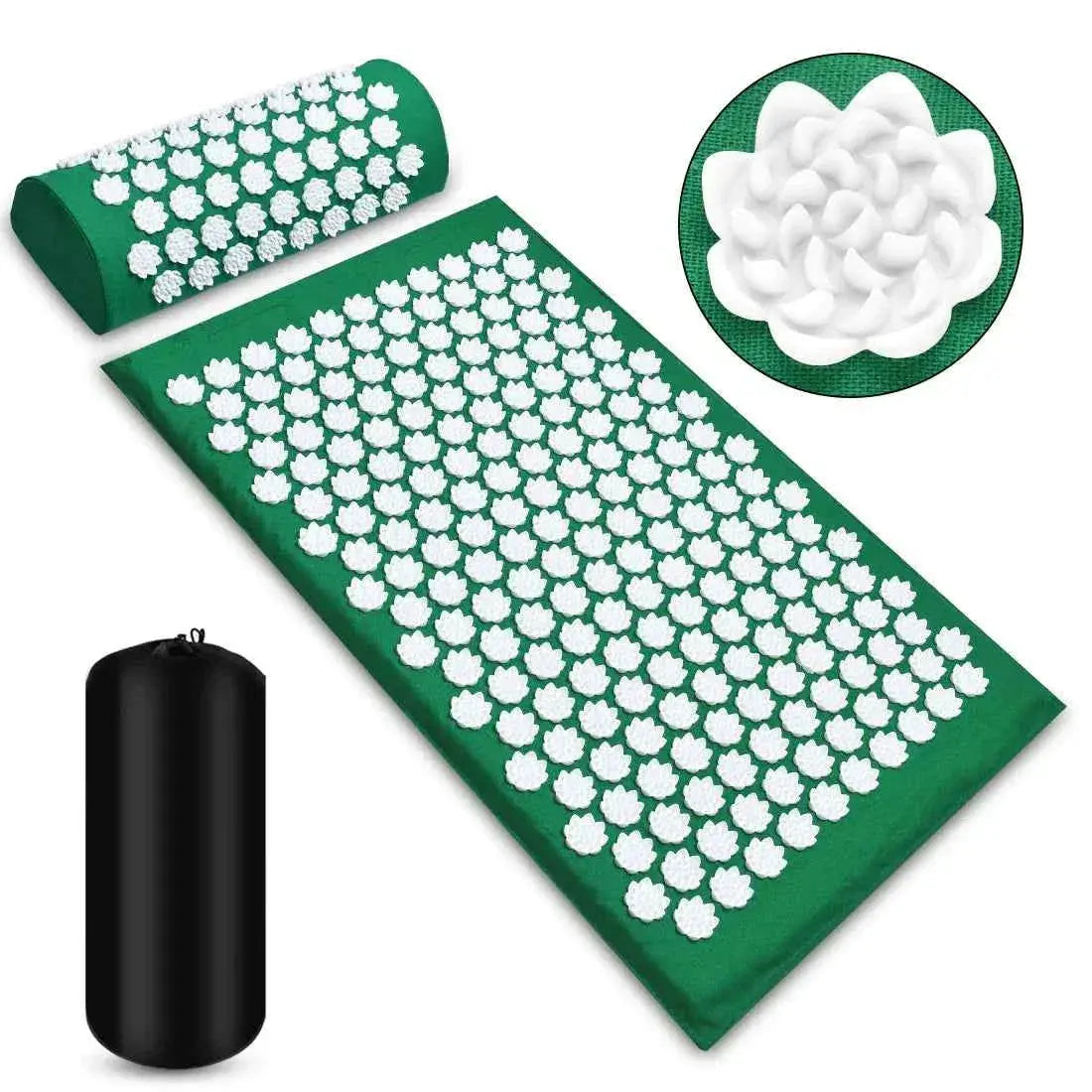 Acupressure Massage Mat Set w/ Pillow