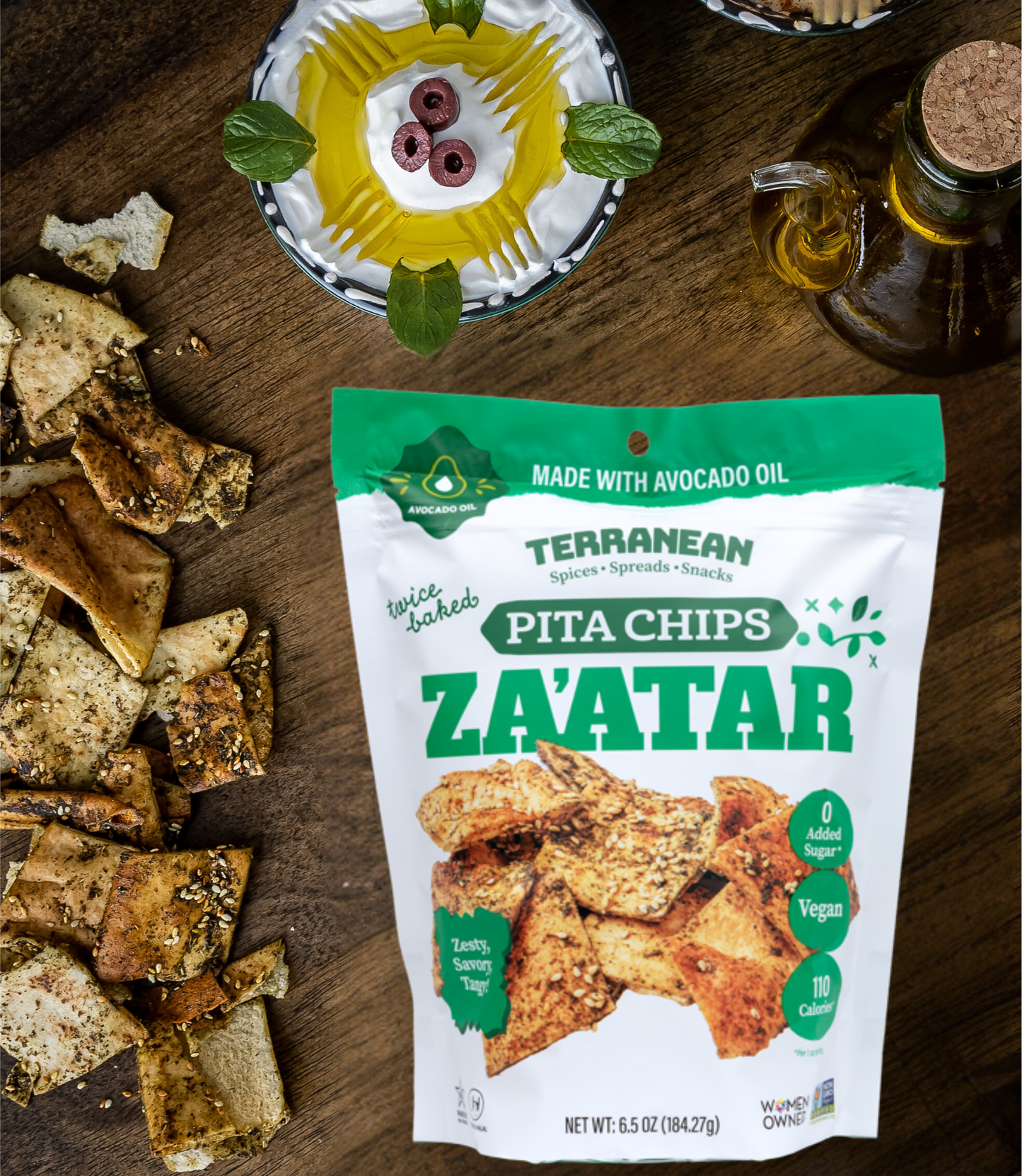 Za'atar Pita Chips - 12 Pack