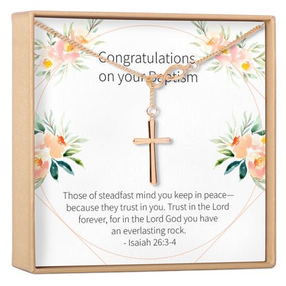 Baptism Cross Necklace
