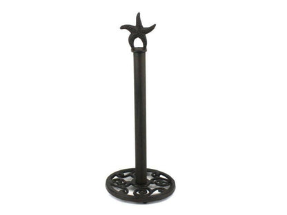 Cast Iron Starfish Extra Toilet Paper Stand 15""