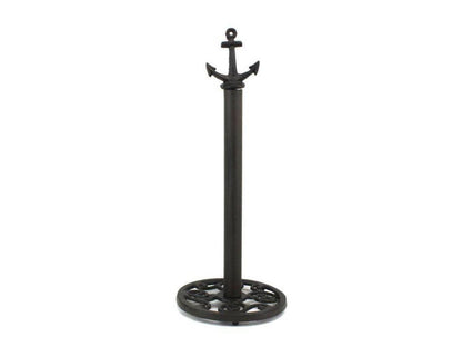 Cast Iron Anchor Toilet Paper Stand - 16 Inch