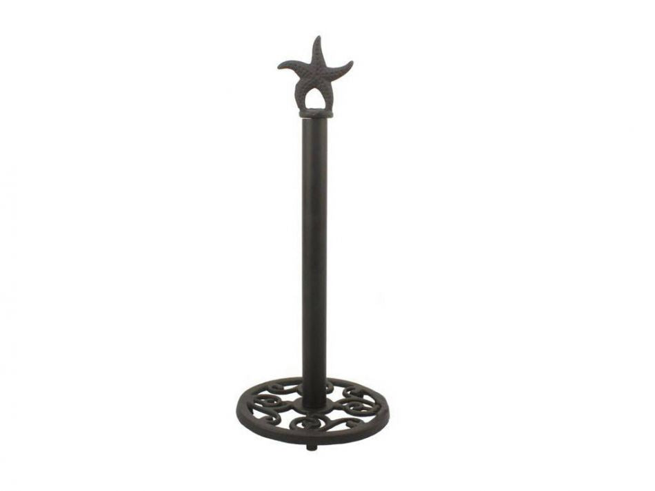 Cast Iron Starfish Extra Toilet Paper Stand 15""