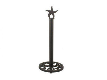 Cast Iron Starfish Extra Toilet Paper Stand 15""