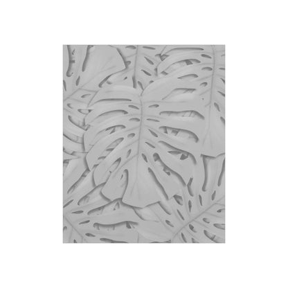 Soft Grey Monstera Botanical Print – Unframed Wall Art