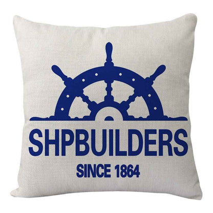 New Lighthouse Anchor Digital Printing Linen Pillowcase