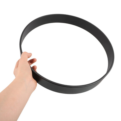 2pcs Metal Frame For Wall Clock Replacement 12 Inch Quartz Clock Shell/Border/Trim Thin - 42mm Thick Minimalist Installation