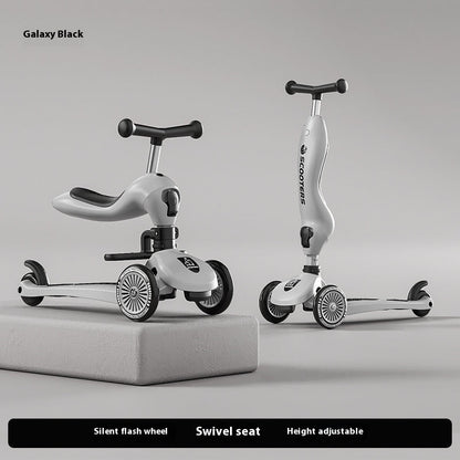 Children's Scooter Multifunctional Music Flash Scooter