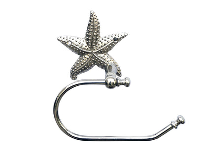 Chrome Starfish Toilet Paper Holder 10""