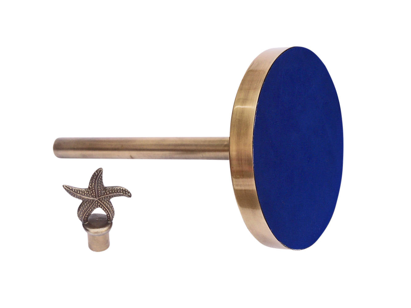 Antique Brass Starfish Paper Towel Holder 16""