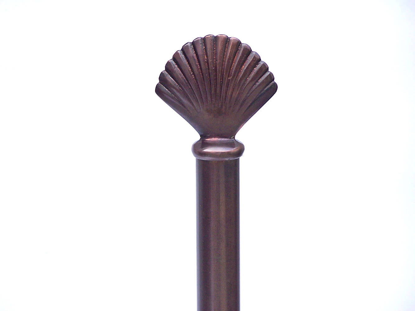 Antique Copper Sea Shell Paper Towel Holder 16""
