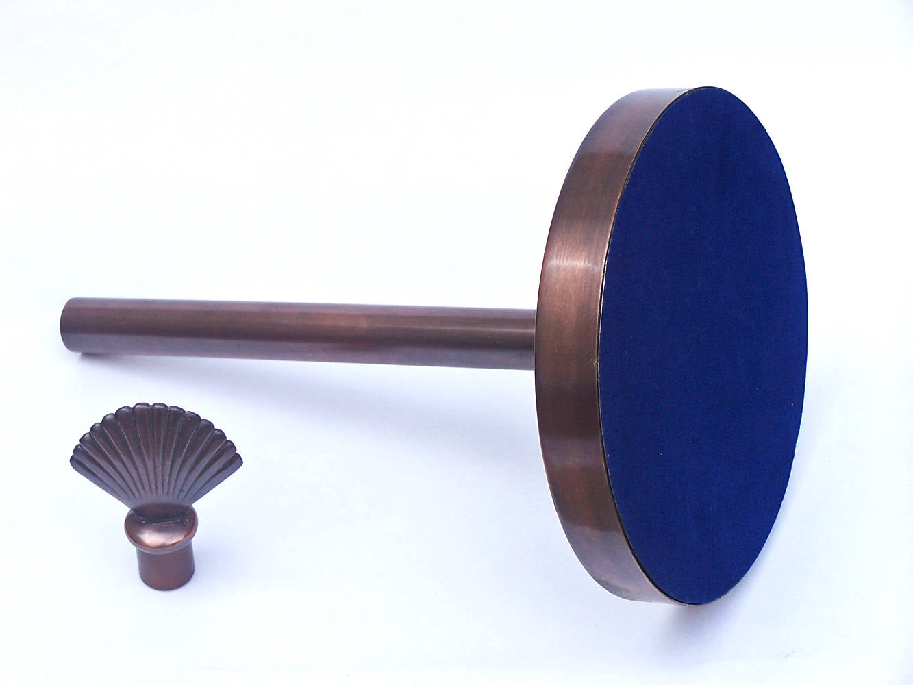 Antique Copper Sea Shell Paper Towel Holder 16""