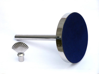 Chrome Sea Shell Extra Toilet Paper Holder 16""