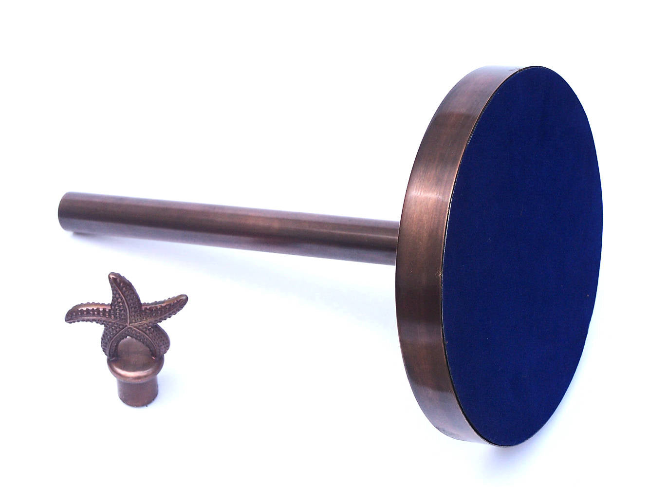 Antique Copper Starfish Paper Towel Holder 16""