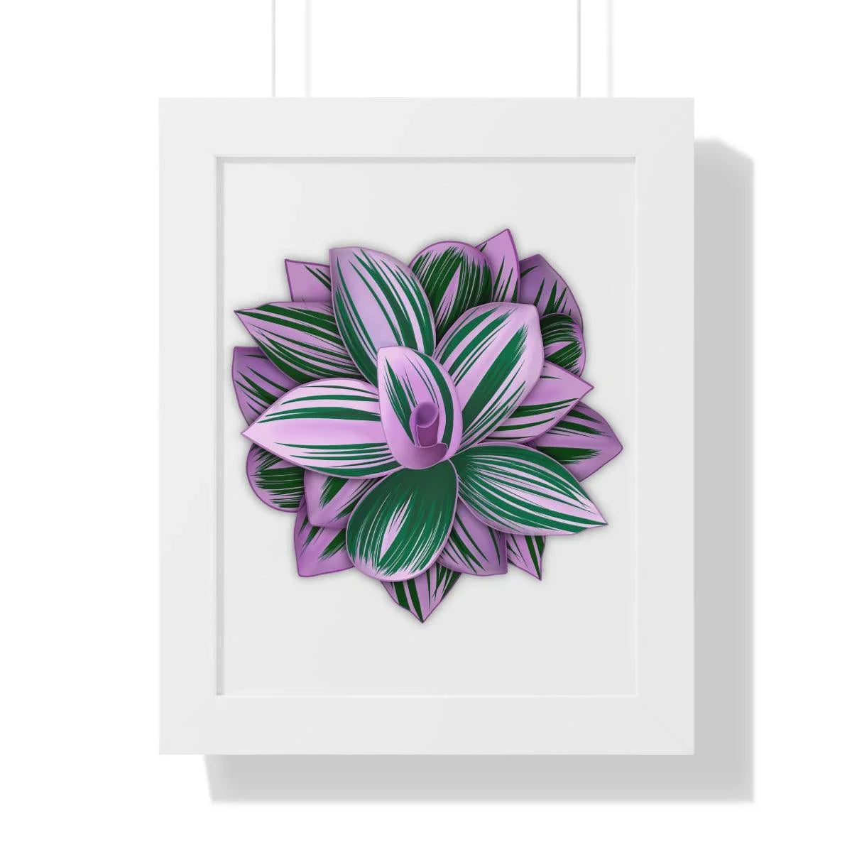 Tradescantia Nanouk Framed Print – Botanical Wall Art