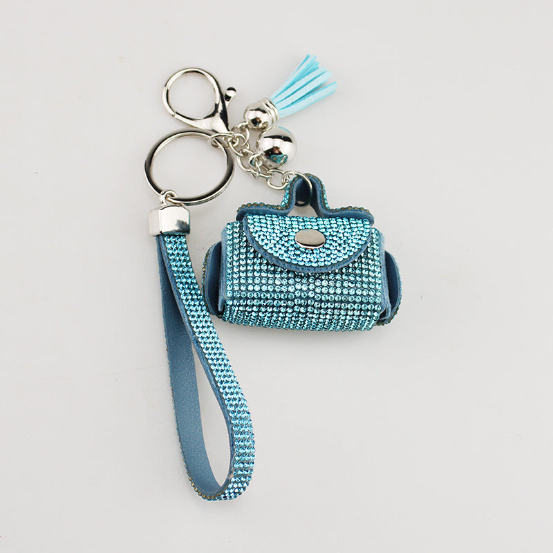 Diamond Coin Purse Earphone Bag