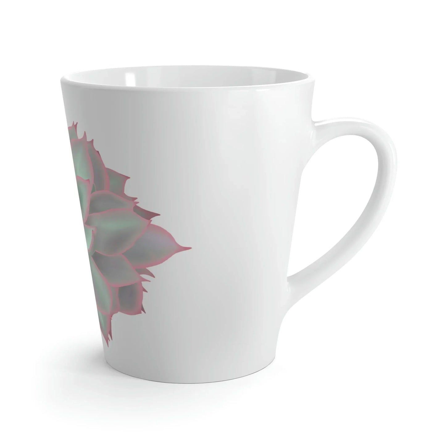 Echeveria Violet Queen Succulent Ceramic Mug 12 oz