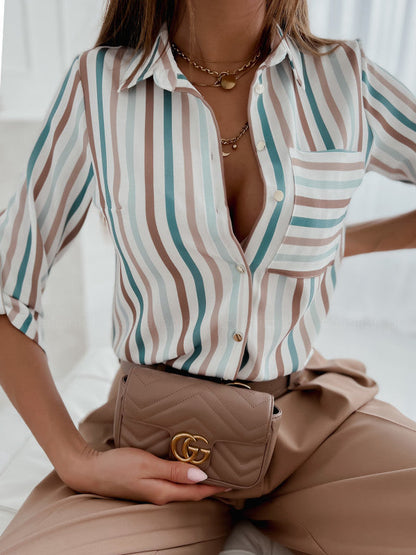 Fashion Long Sleeve Printed Shirt