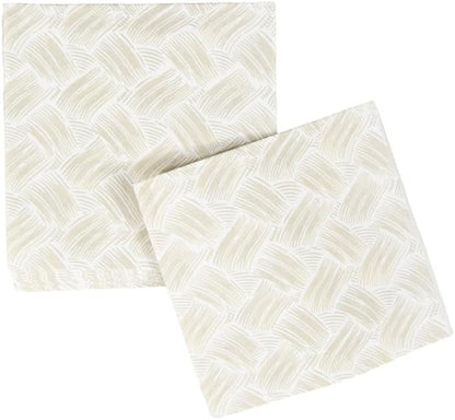Basketry Flax - Cocktail Napkin
