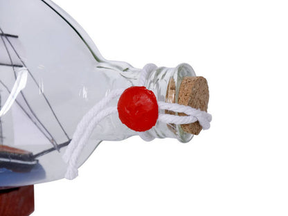 Bluenose Sailboat in a Glass Bottle 7""
