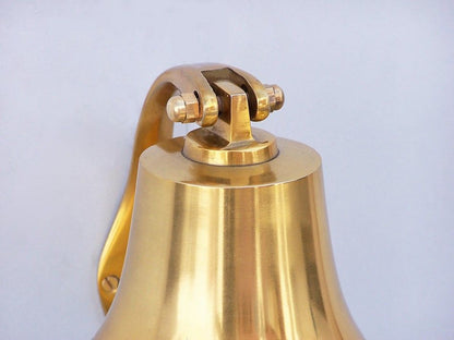 Brass Plated Hanging Harbor Bell 5.5""