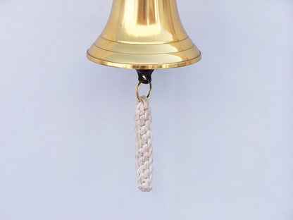 Brass Plated Hanging Harbor Bell 5.5""