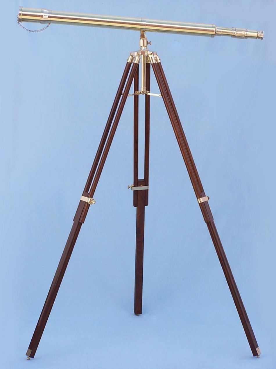 Floor Standing Brass Galileo Telescope 62""