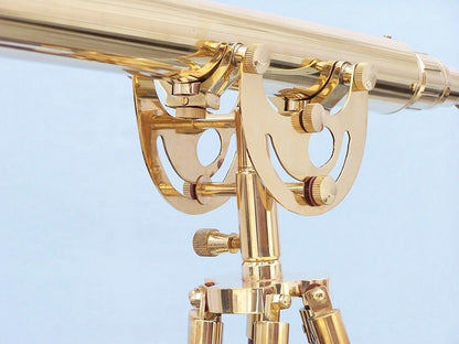 Floor Standing Brass Anchormaster Telescope 65""