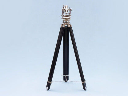 Floor Standing Chrome Theodolite 62""