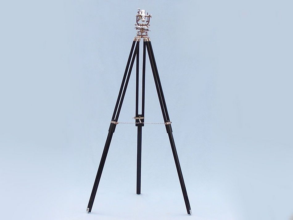 Floor Standing Chrome Theodolite 62""