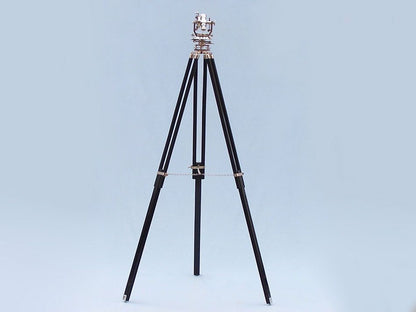 Floor Standing Chrome Theodolite 62""