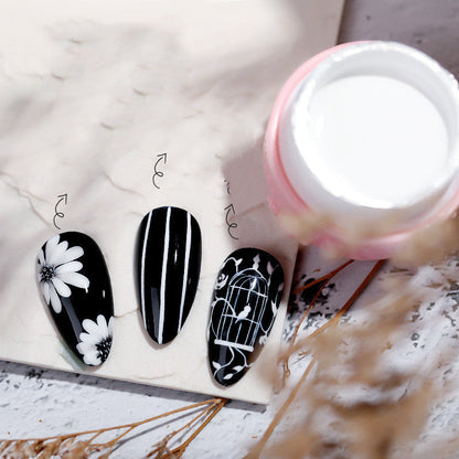 Nail Art Japanese Metal Painted Glue
