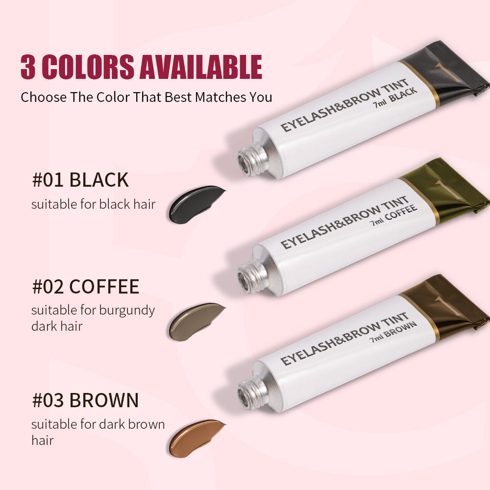 ICONSIGN Eyelash Eyebrow Dye Tint Kit Brow Mascara Tinting Dye
