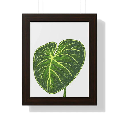 Philodendron Gloriosum Framed Print – Botanical Wall Art