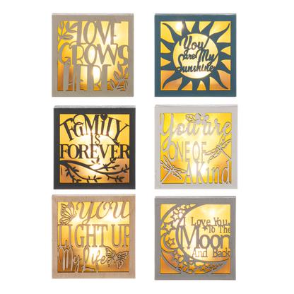 Laser Cut Light Up Blocks -