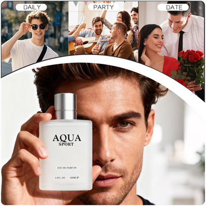 2PACK/6.76oz Men'S Aquatic Fresh Cologne Series | Energetic Citrus & Ocean Breeze Fusion With Marine Accord | All-Day Fresh Scent For Career Professionals, Fitness Enthusiasts & Social Gatherings | Men'S Premium Fragrance Set