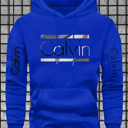 Mens Casual Versatile Hoodie Gal Letter Print