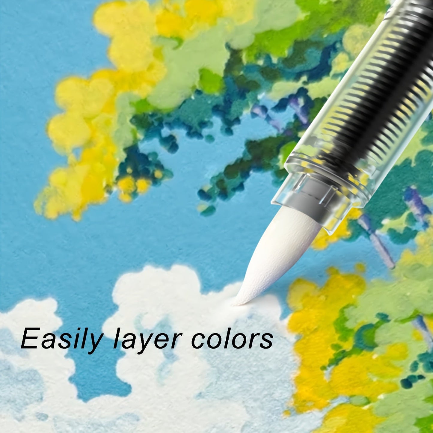 12/24/36/48/60/72Color Acrylic Paint Marker, Brush Head Can Be Used for Rock Metal Glass Wood Canvas Ceramic Plastic Art And DIY Hand-painting, Back to School Season Halloween Christmas Birthday Gifts