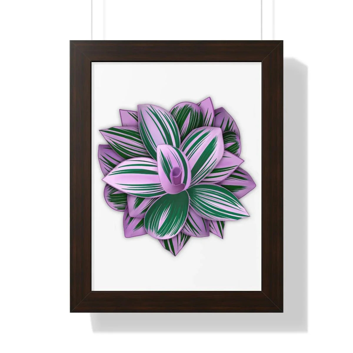 Tradescantia Nanouk Framed Print – Botanical Wall Art