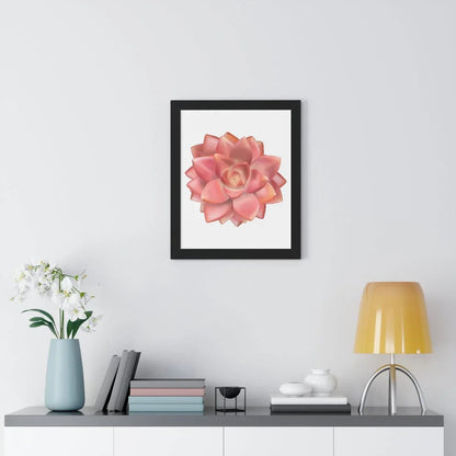 Graptosedum California Sunset Succulent Framed Print – Botanical Wall Art