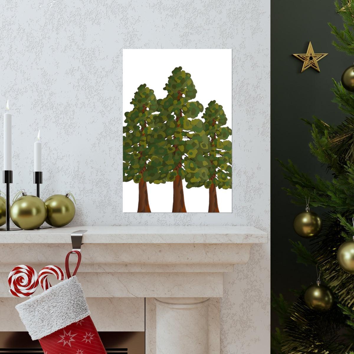 Coastal Redwood Print – Unframed Wall Art