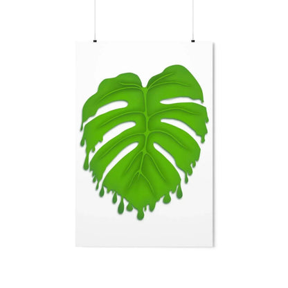 Melting Monstera Botanical Print – Unframed Wall Art