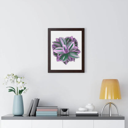Tradescantia Nanouk Framed Print – Botanical Wall Art