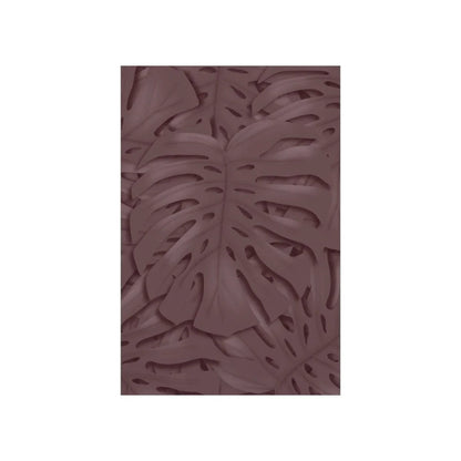 Merlot Monstera Botanical Print – Unframed Wall Art