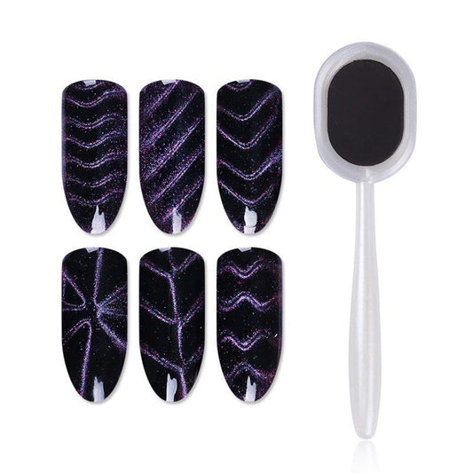 Professional Multi-Pattern Cat Eye Magnet - Super Magnetic Wand for 3D Nail Art