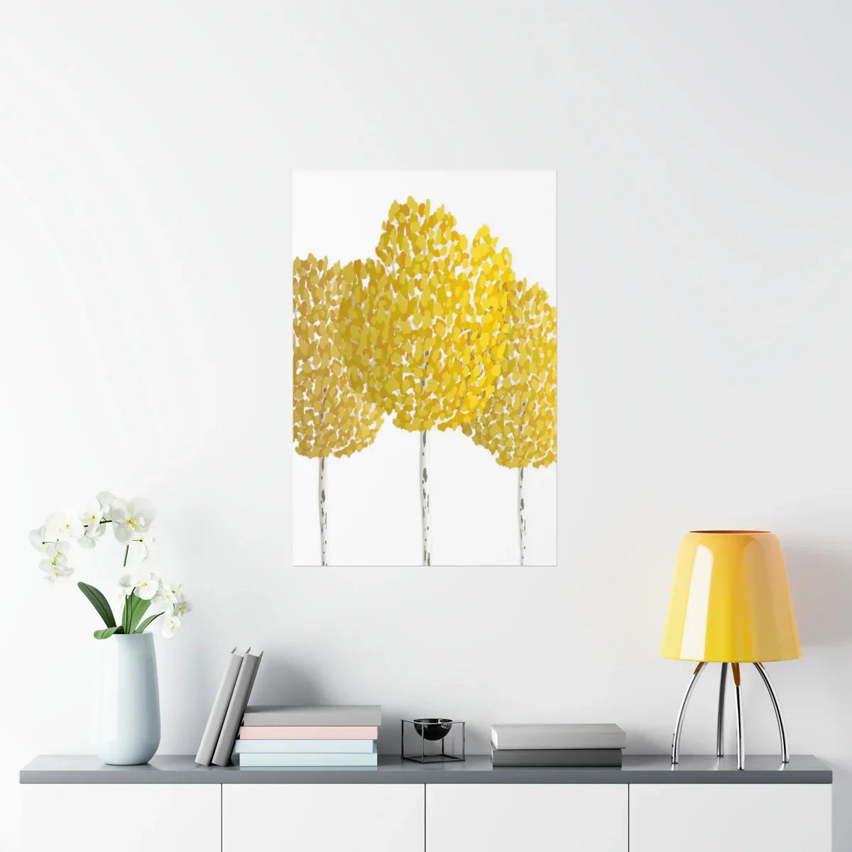 Fall Aspen Print – Unframed Wall Art