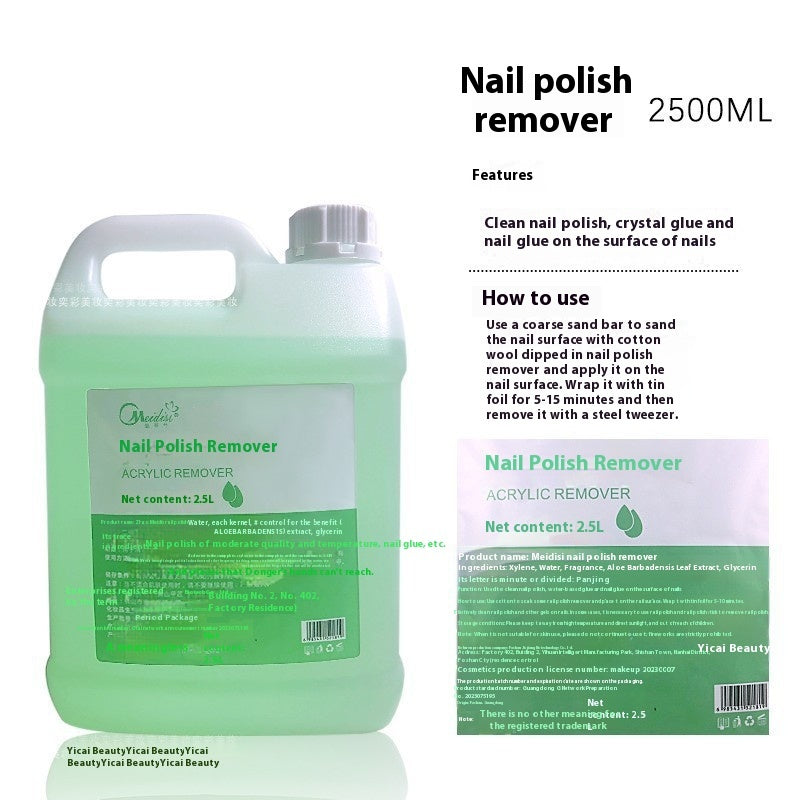 Nail Art Press Bottle Nail Remover Cleaning Solution