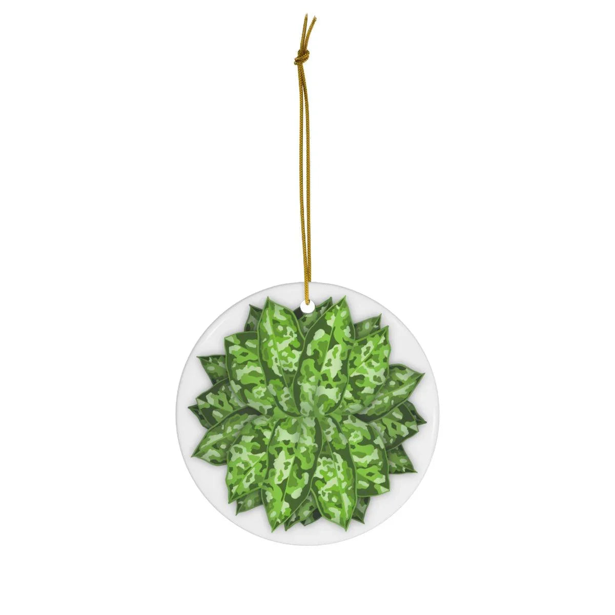 Aglaonema Pictum Ceramic Ornament